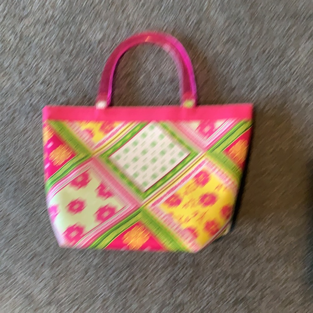 Floral patchwork printed handbag - Picture 2 of 3